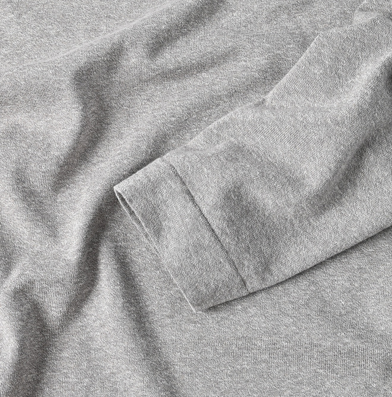 Gray Knit-sewn Square Top - 45R by 45rpm studio