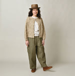 45R Zakkuri Linen Bolero