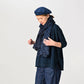 Indigo Bassen Mix Gauze Patchwork Stole - 45R by 45rpm studio