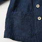 45R Indigo Linen Annie Double Jacket