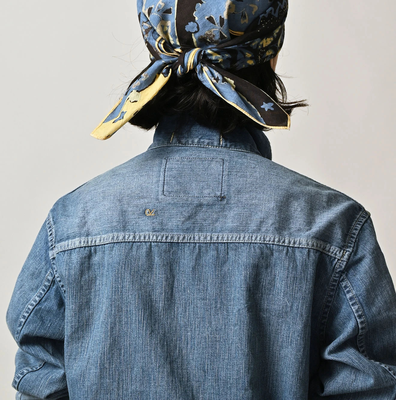 45R Mugihiko Denim Frilled Coverall Zyu - Image 9