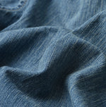 45R Mugihiko Denim Frilled Coverall Zyu