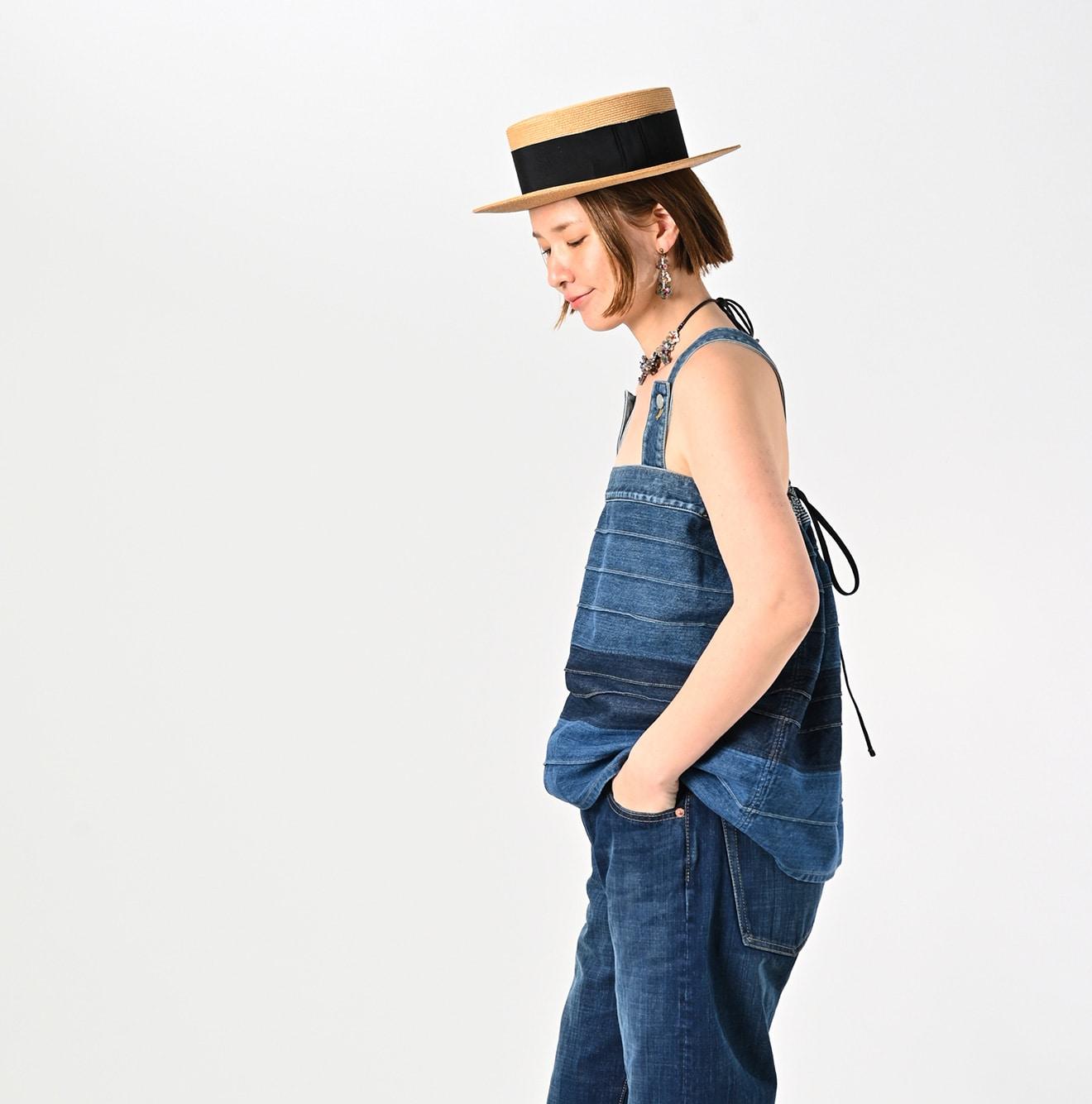 Rye Mugi Denim Pin-tuck Camisole - 45R by 45rpm studio