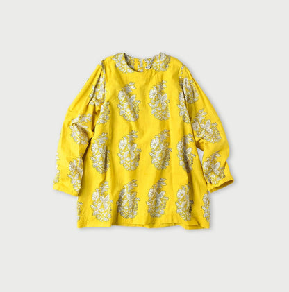 Saijiki Block Printed Blouse - 45R by 45rpm studio