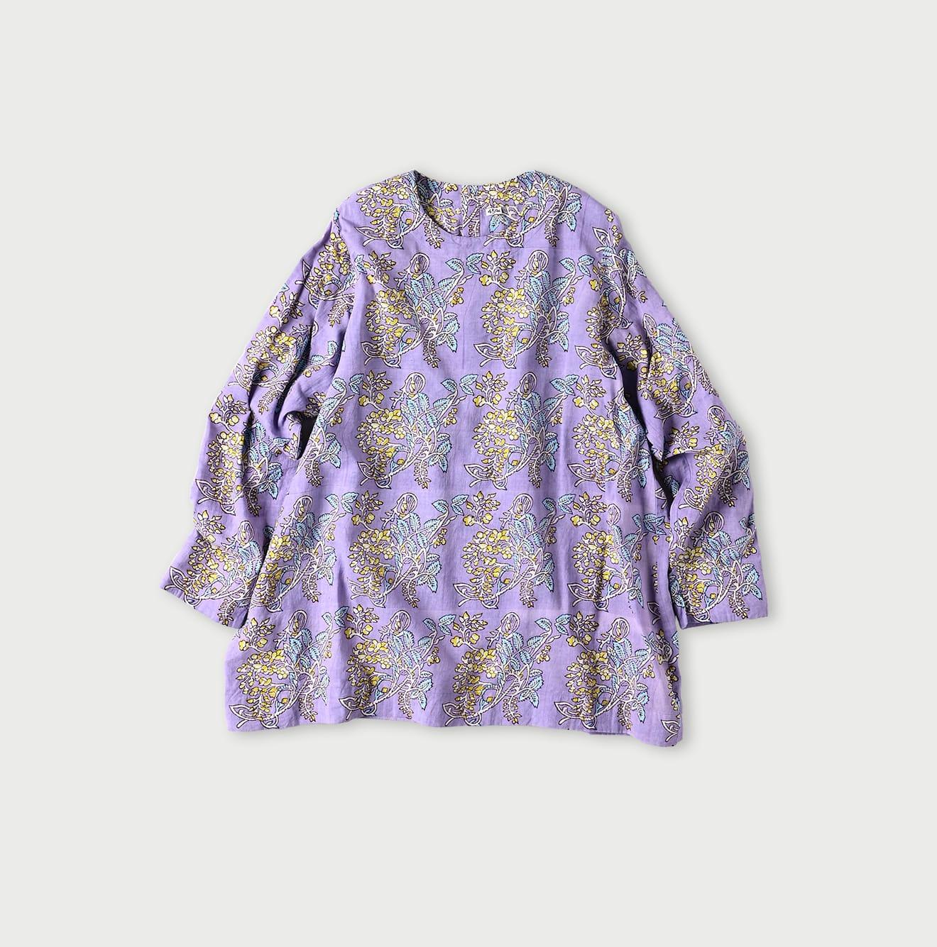 Saijiki Block Printed Blouse - 45R by 45rpm studio