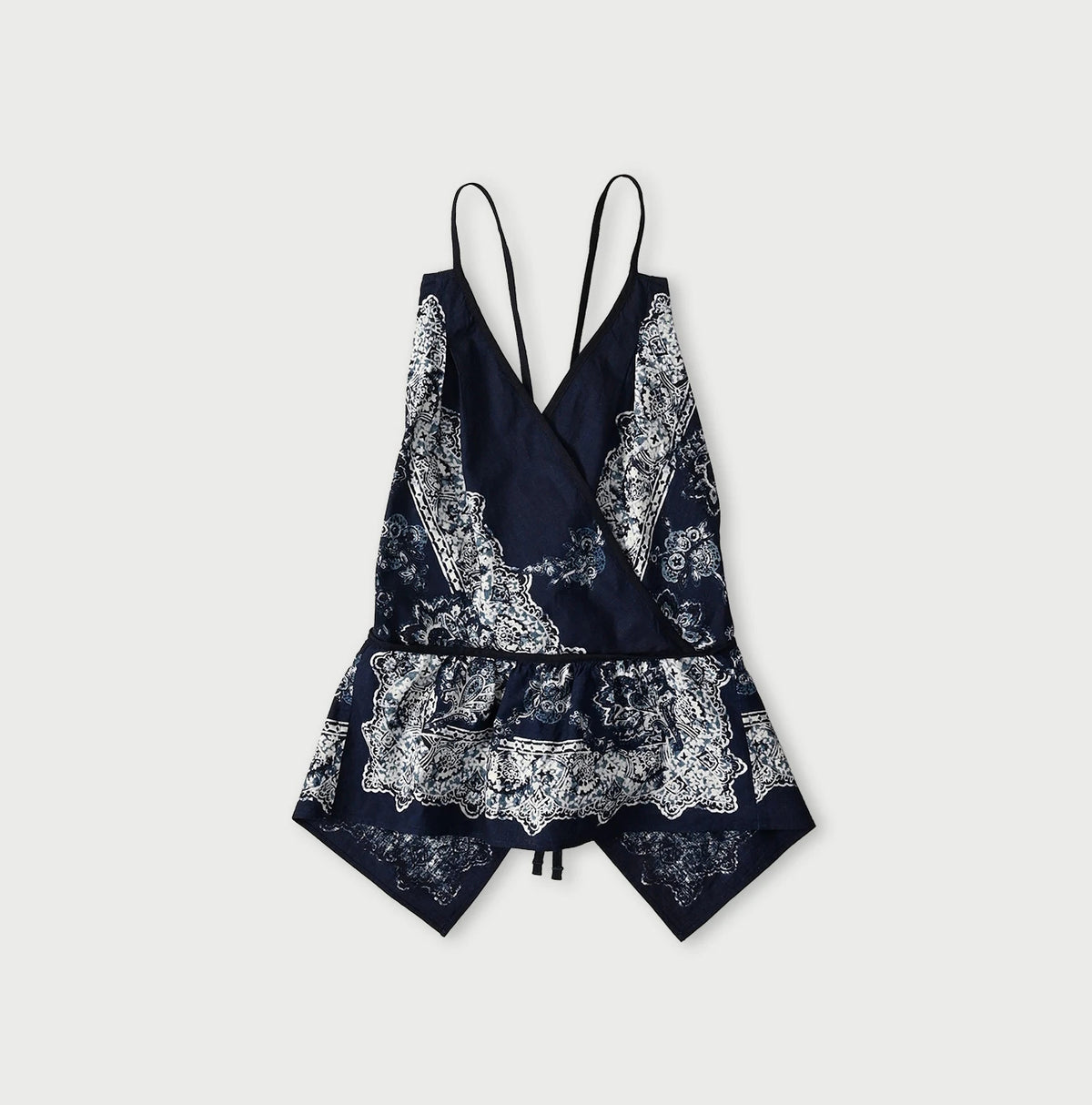 Indigo Bandana Paisley Tank Bra