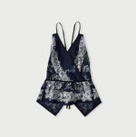 Indigo Bandana Paisley Tank Bra