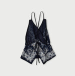 Indigo Bandana Paisley Tank Bra