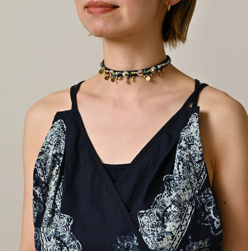 Indigo Bandana Paisley Tank Bra - Image 7