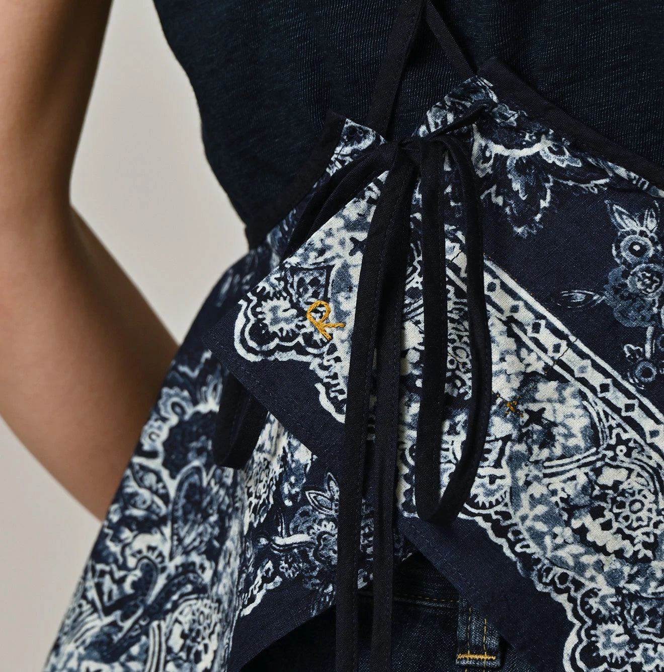 Indigo Bandana Paisley Tank Bra - Image 12