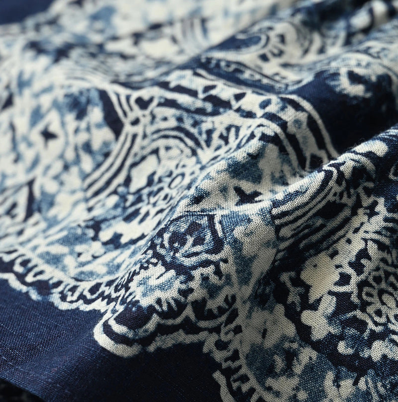 Indigo Bandana Paisley Tank Bra - Image 16