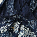 Indigo Bandana Paisley Tank Bra