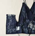 Indigo Bandana Paisley Tank Bra
