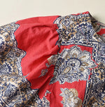 Khadi Bandana Paisley Puff Sleeve Blouse