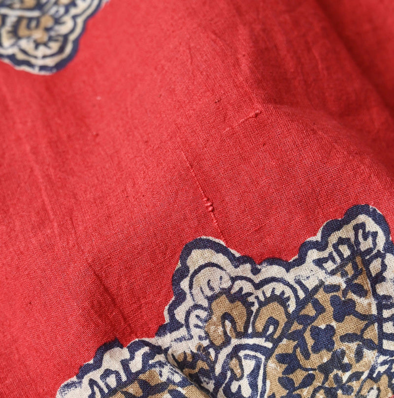 Khadi Bandana Paisley Puff Sleeve Blouse - Image 20