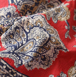 Khadi Bandana Paisley Puff Sleeve Blouse