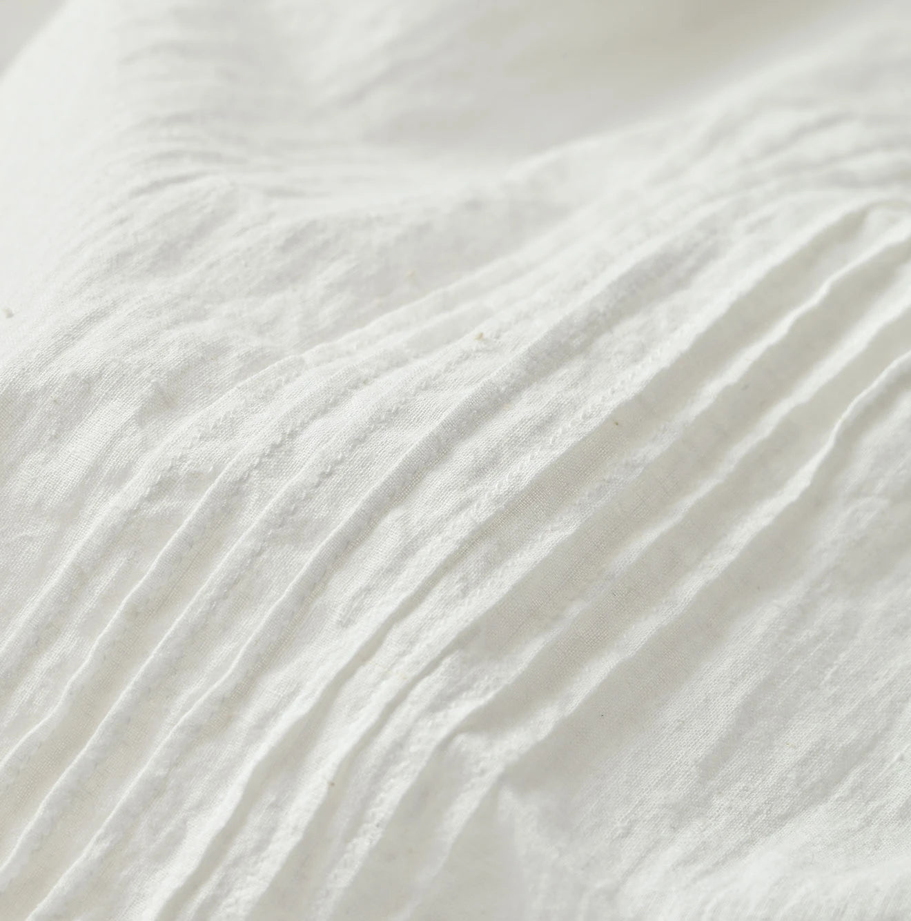 45R Khadi Pintuck Lace Blouse (White) - Image 12