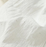 45R Khadi Pintuck Lace Blouse (White)