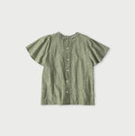 45R Khadi Pintuck Lace Blouse