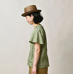 45R Khadi Pintuck Lace Blouse