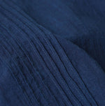 Ai Indigo Khadi Pintuck Lace Blouse