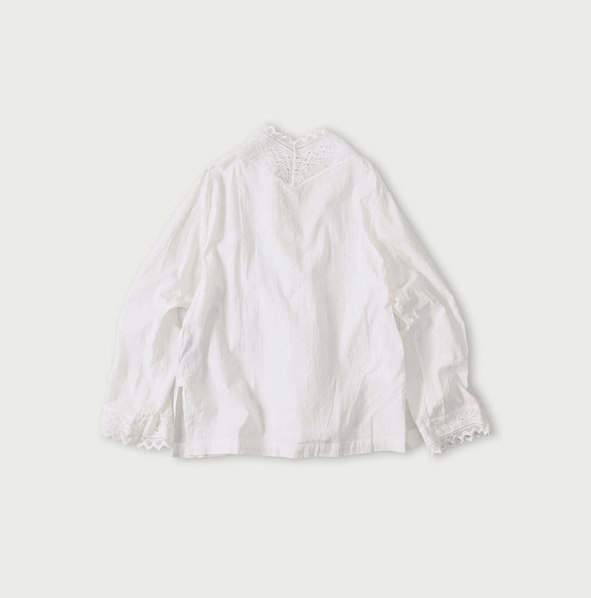45R Khadi Lace Cache-Coeur (White)