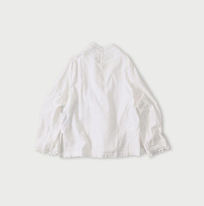 45R Khadi Lace Cache-Coeur (White) - Image 12