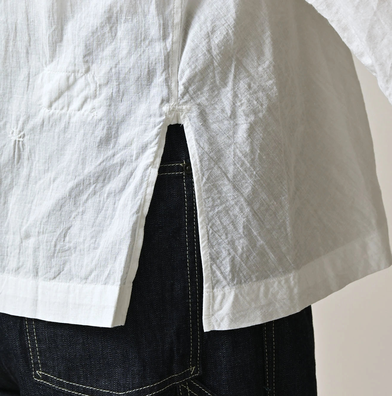 45R Khadi Lace Cache-Coeur (White) - Image 10