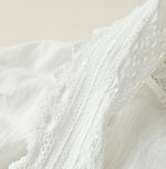 45R Khadi Lace Cache-Coeur (White)