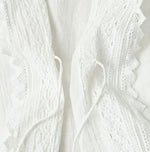 45R Khadi Lace Cache-Coeur (White)