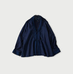 45R Ai Indigo Khadi Lace Cache-Coeur