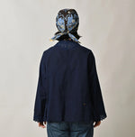 45R Ai Indigo Khadi Lace Cache-Coeur