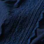 45R Ai Indigo Khadi Lace Cache-Coeur