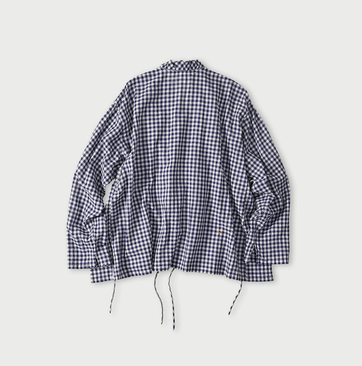 45R Gauze Gingham Frill Cache-Cœur