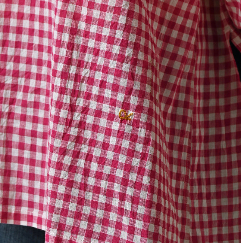 45R Gauze Gingham Frill Cache-Cœur - Image 12