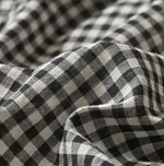 45R Gauze Gingham Frill Cache-Cœur