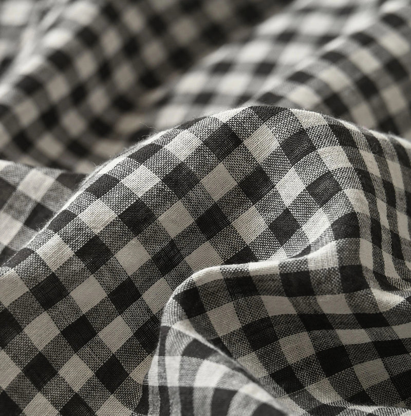 45R Gauze Gingham Frill Cache-Cœur - Image 20