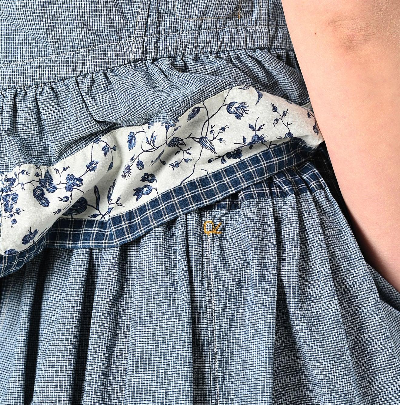 Indigo Patchwork Amish Skirt - 45R by 45rpm studio