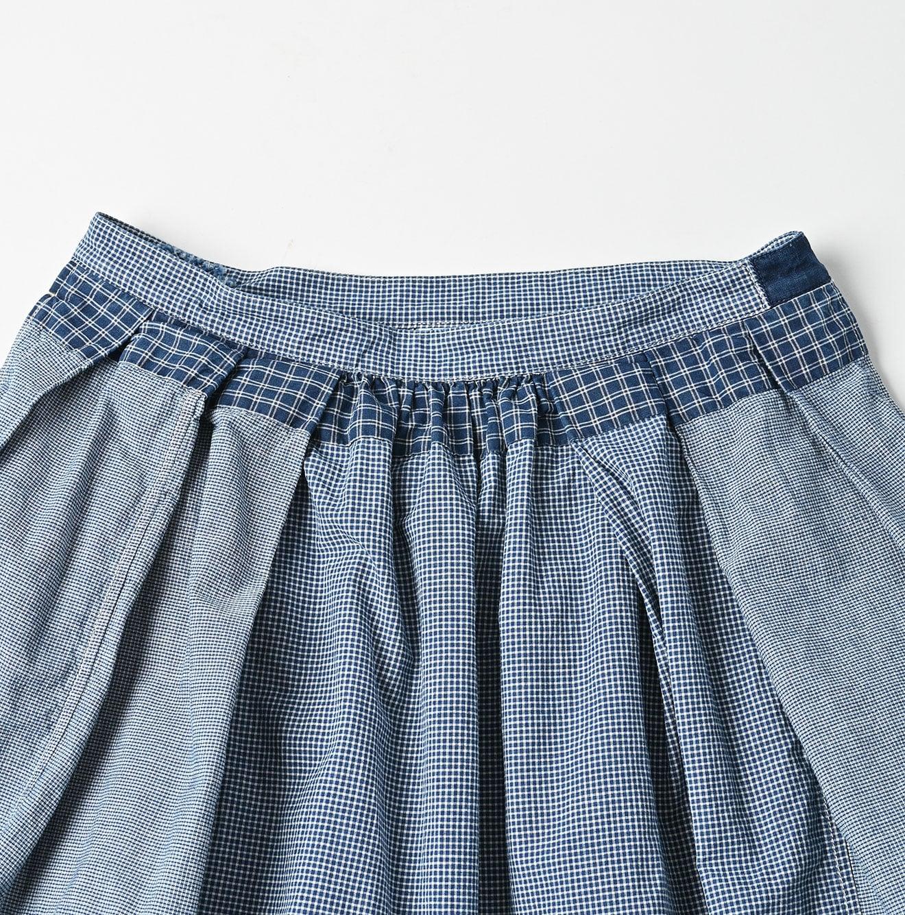 Indigo Patchwork Amish Skirt - 45R by 45rpm studio