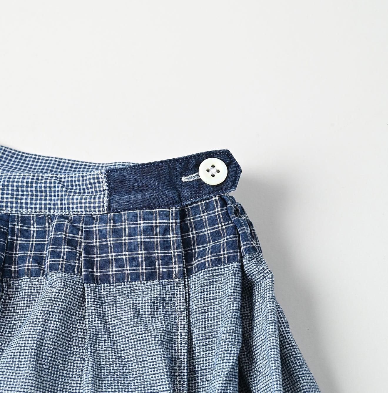 Indigo Patchwork Amish Skirt - 45R by 45rpm studio