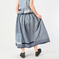 Indigo Patchwork Amish Skirt - 45R by 45rpm studio