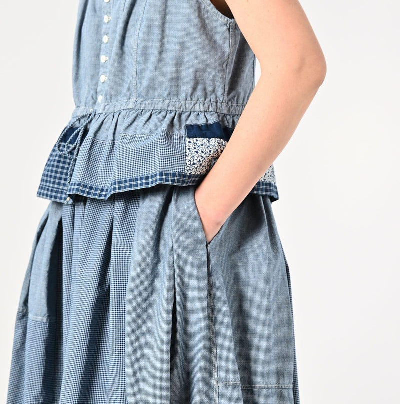 Indigo Patchwork Amish Skirt - 45R by 45rpm studio - Image 7