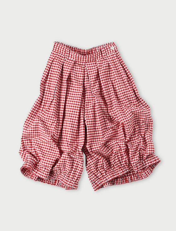 Light Oxford Gingham Bloomers Pants