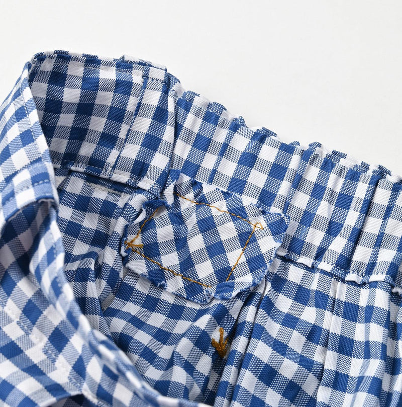 Light Oxford Gingham Bloomers Pants - 45R by 45rpm studio