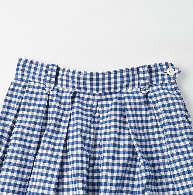 Light Oxford Gingham Bloomers Pants - 45R by 45rpm studio