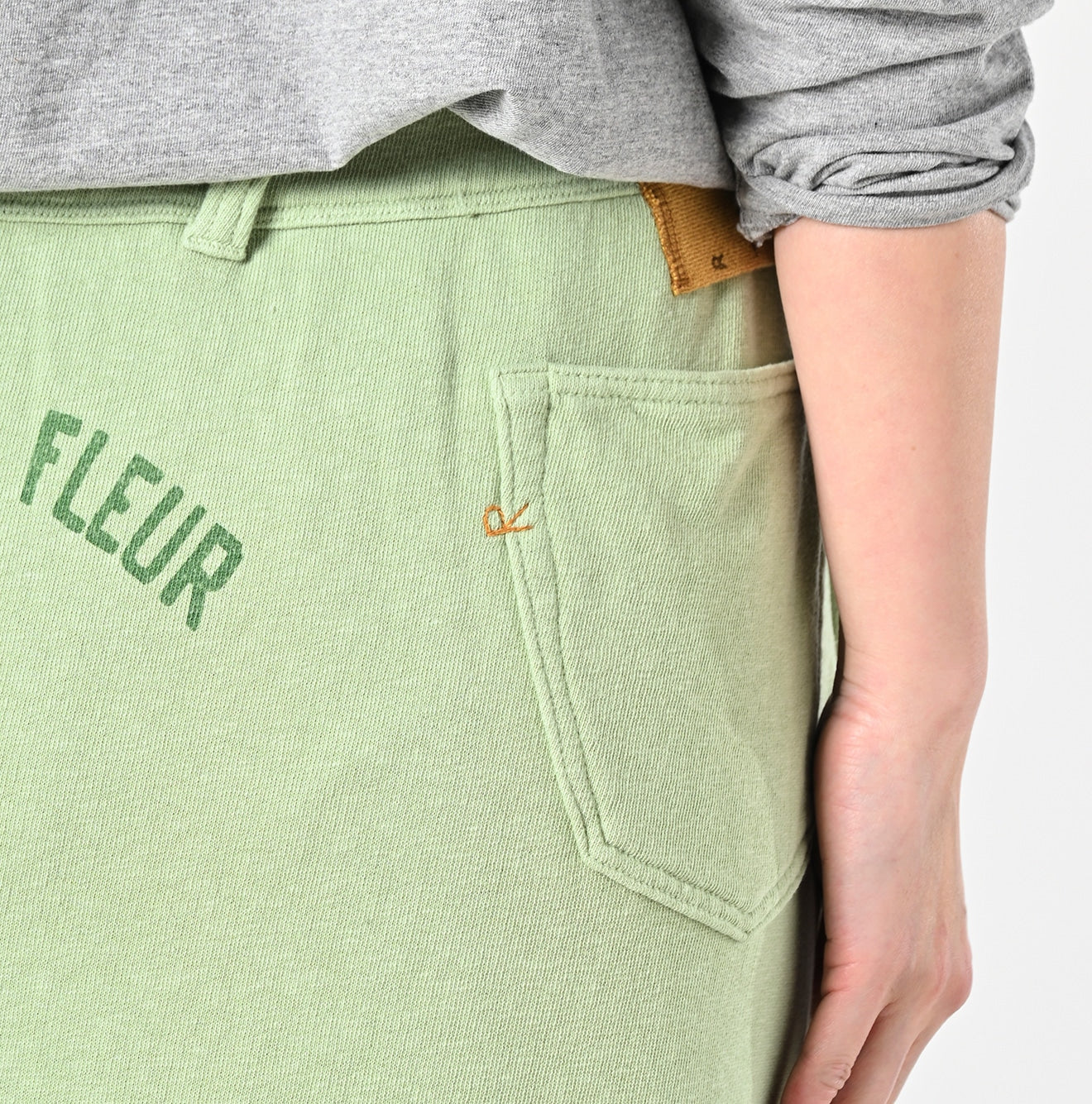 45R Cotton Gauze Fleece Skirt