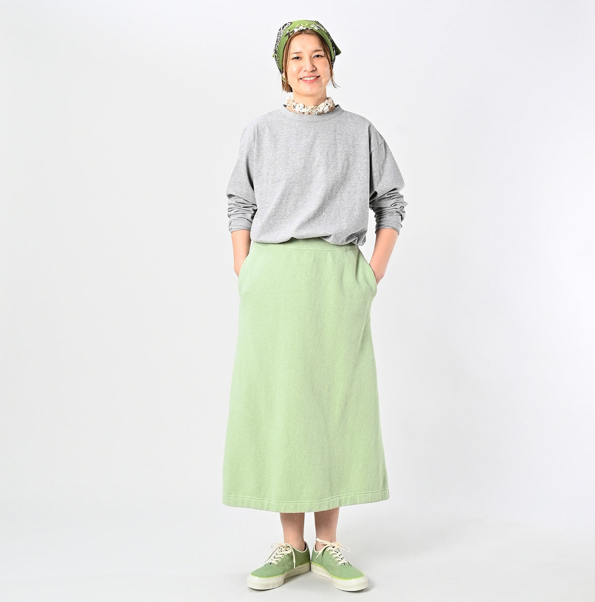 45R Cotton Gauze Fleece Skirt