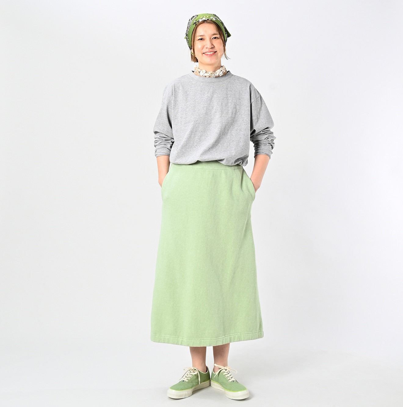 45R Cotton Gauze Fleece Skirt