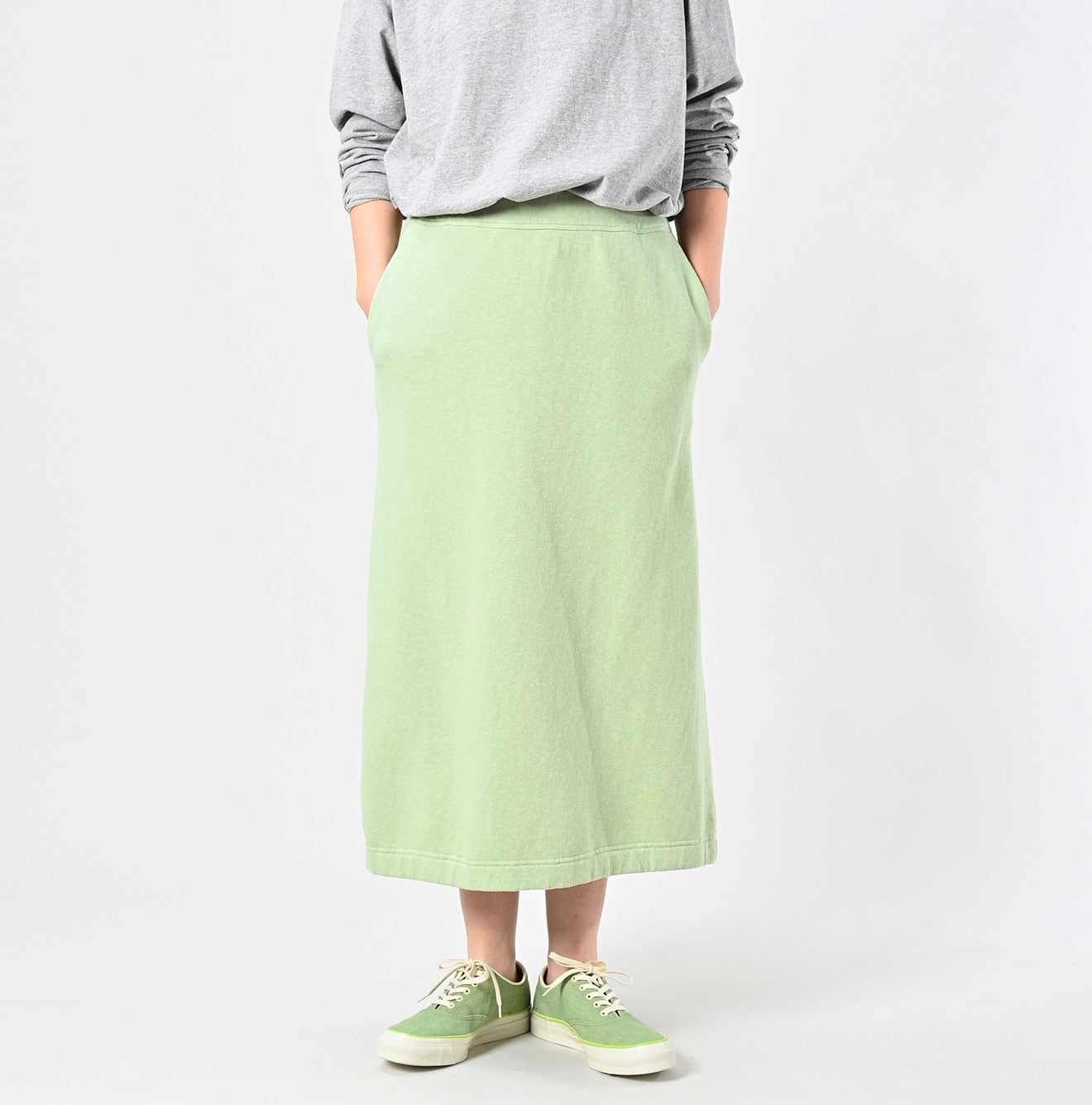 45R Cotton Gauze Fleece Skirt - Image 8