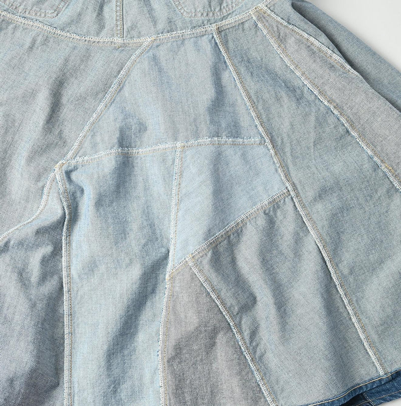 Rye Mugi Denim Charlotte Patchwork Skirt Syou - 45R by 45rpm studio - Image 14